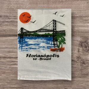 Kit com 10 Pano de Prato Lembranças de Florianopolis