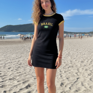 Vestido Ribana Premium Bordado Brasil