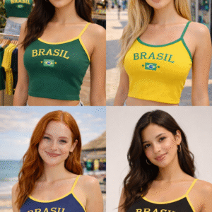 Kit Atacado Croppeds Brasil 🇧🇷 Ribana Premium (100 a 400 Peças) – Pronto para Revenda